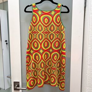 Zara Printed Jacquard Knit Dress